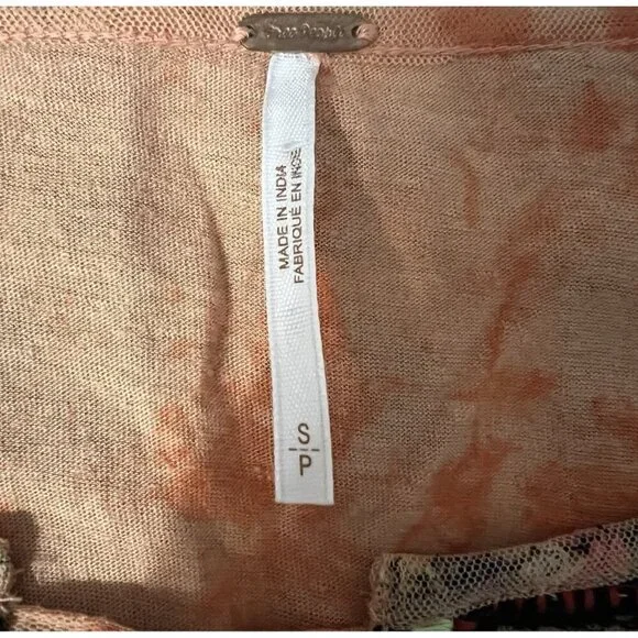 Free People Market Place Embroidered Maxi Top S Boho Festival - Picture 14 of 16